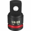 Milwaukee 49-66-6720 SHOCKWAVE Impact Duty 1/4 Drive To 3/8 Drive Adapter
