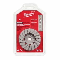 Milwaukee 49-93-7780 4 In. Diamond Cup Wheel Segmented-Turbo