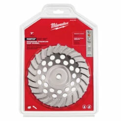Milwaukee 49-93-7795 7 In. Diamond Cup Wheel Segmented-Turbo