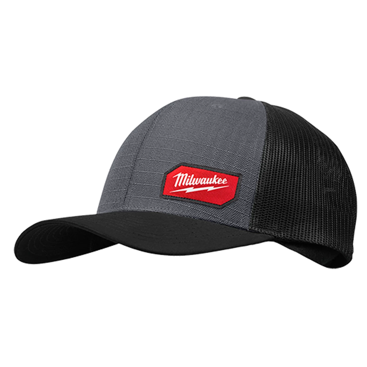 Milwaukee 505G Gridiron Snapback Trucker Hat Gray 1 Milwaukee 505G Gridiron Snapback Trucker Hat Gray
