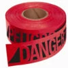 Empire 76-0604 Reinforced DANGER/PELIGRO - Tape Red 3 In. X 500 Ft.