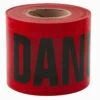 Empire 77-0204 DANGER/PELIGRO Barricade Tape Red 3 In. X 200 Ft.