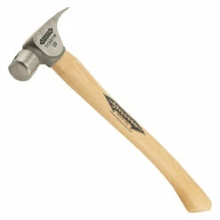 Stiletto FH10C 10oz Smooth Face Curved Handle Titanium Finish Hammer