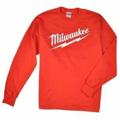 Milwaukee MWT167-3XL Red Long Sleeve T-Shirt Size 3XL