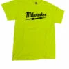 Milwaukee MWT154-2XL Safety Green T-Shirt Size Large