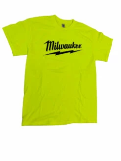 Milwaukee MWT154-M Safety Green T-Shirt Size Medium