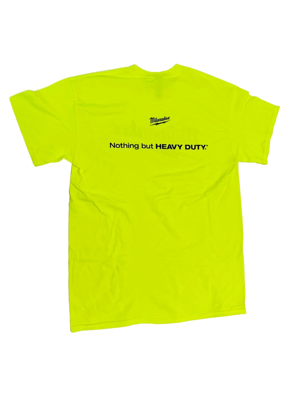 Milwaukee MWT154-2XL Safety Green T-Shirt Size Large 2 Milwaukee MWT154-2XL Safety Green T-Shirt Size Large - Image 2